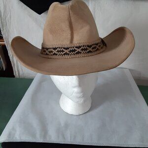 Vintage Men's Resistol Ranchman Western Cowboy Hat 53-6001-19 size 7